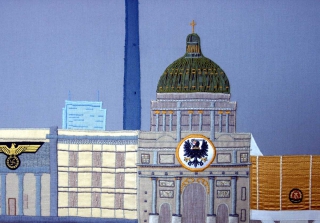 Reichsstadtpalast (Detail), 65x120cm (© Jan Bejšovec)