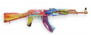 Damien Hirst: Spin AK-47 for Peace One Day, 2012 (64 × 87.5 × 26.5 cm)