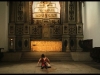 Irène in front of altar (Nuit de Chien)