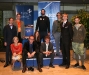 Some of the artists with curator M. Bayer: B. Duisberg, T.A. Baumhauer, J. Röttger, A. Riethmann, M. Heckmann, G. Neumeister, J. Kloppmann, J. Bejsovec (© 2011 Sabrina Wittmann)