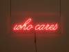 who cares, 70x25cm (© 2011 Katharina Arndt)